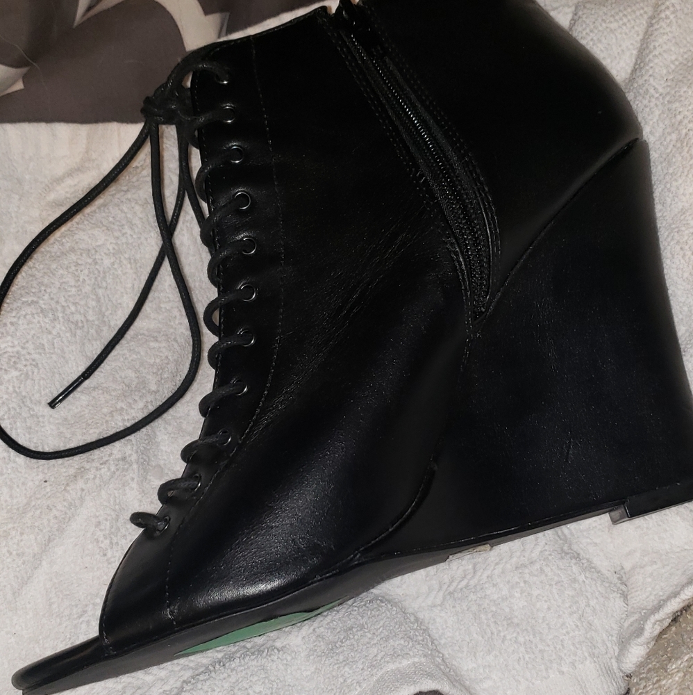 TORRID Lace Up Wedge